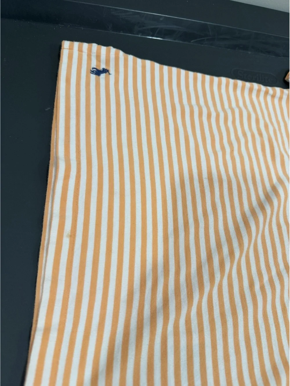 Polo Ralph Lauren Toddler Boys 4T Orange White Striped Polo Shirt Preowned